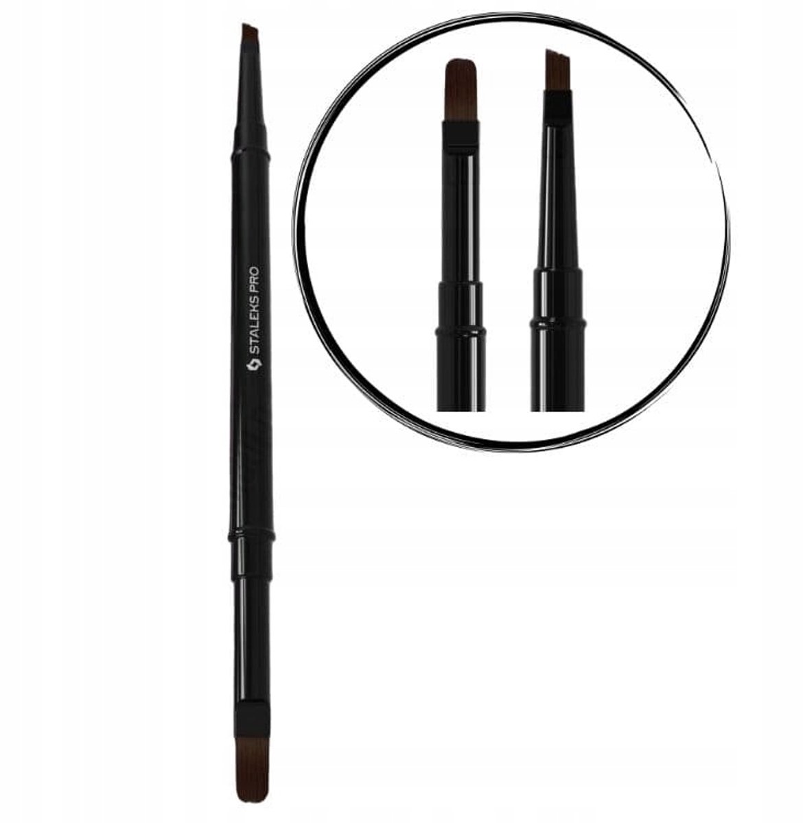 Staleks Expert Dubbelzijdig Gel Penseel 11mm / 7mm NBE-06/10
