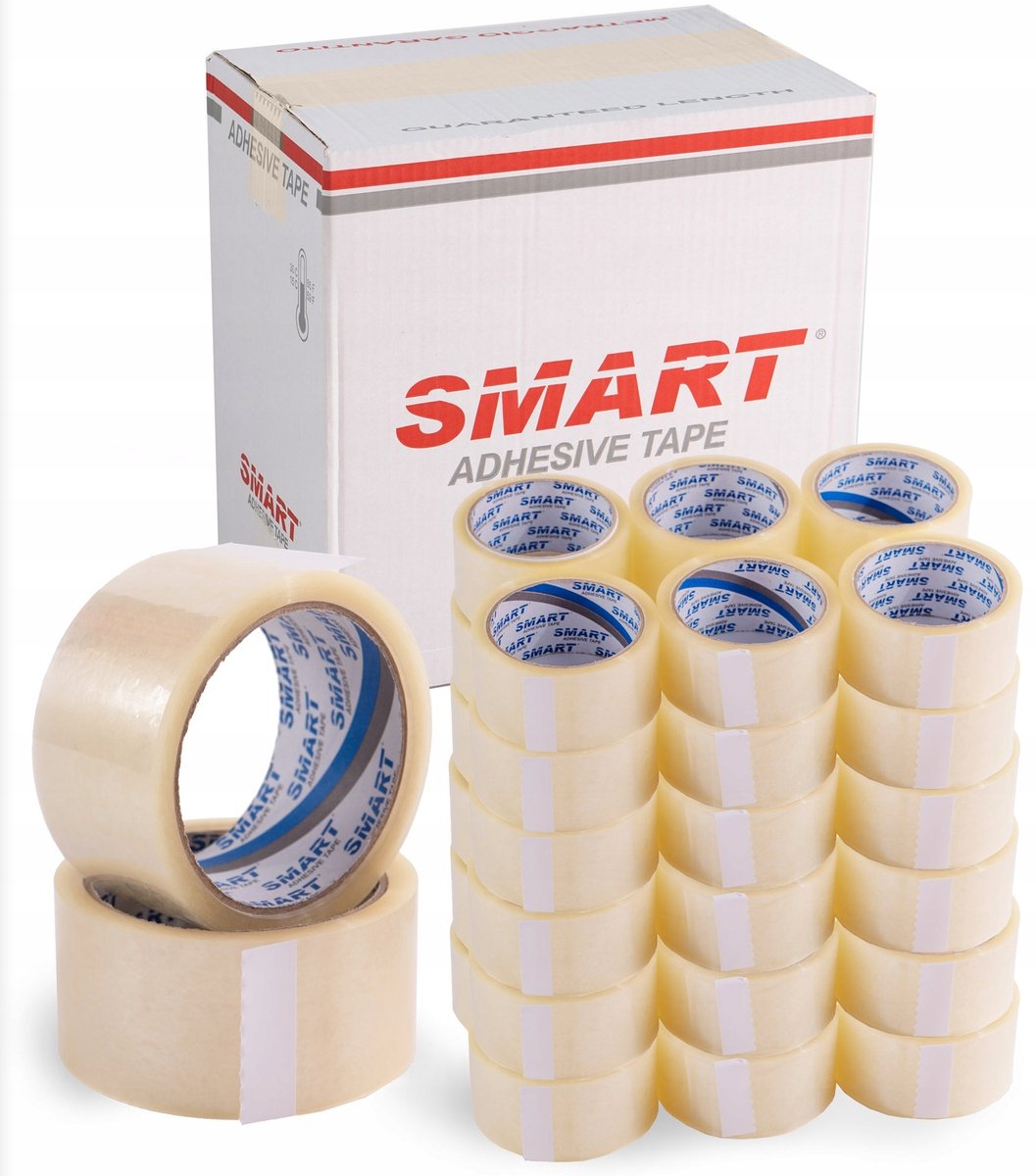 SMART Pakkingstape Transparant 48mm x 91m - 36 Rollen