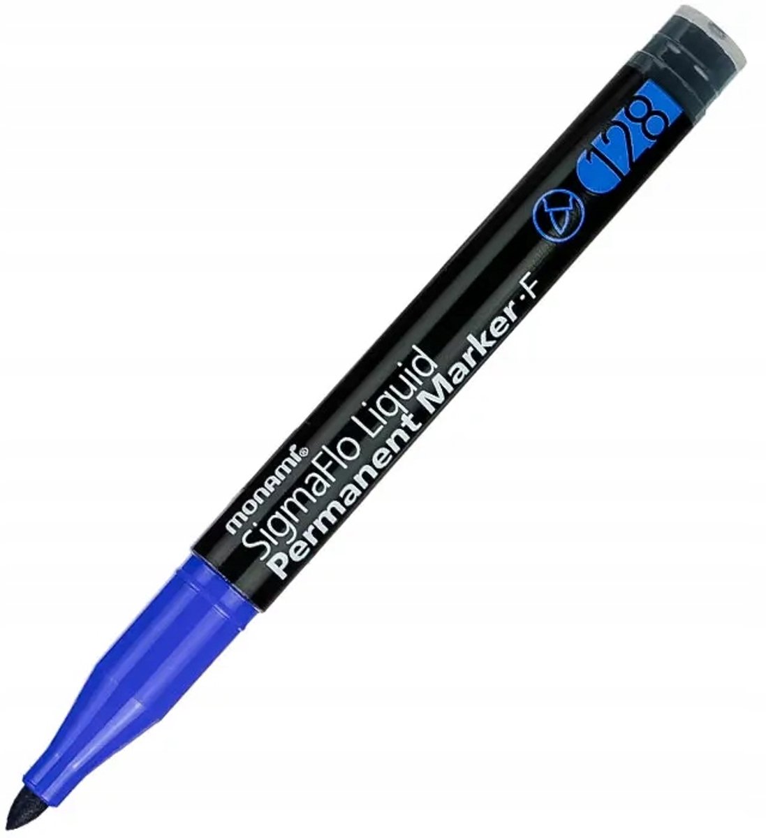 Merkloos Blauwe Permanente Marker, Dunne Punt, 1mm Lijn
