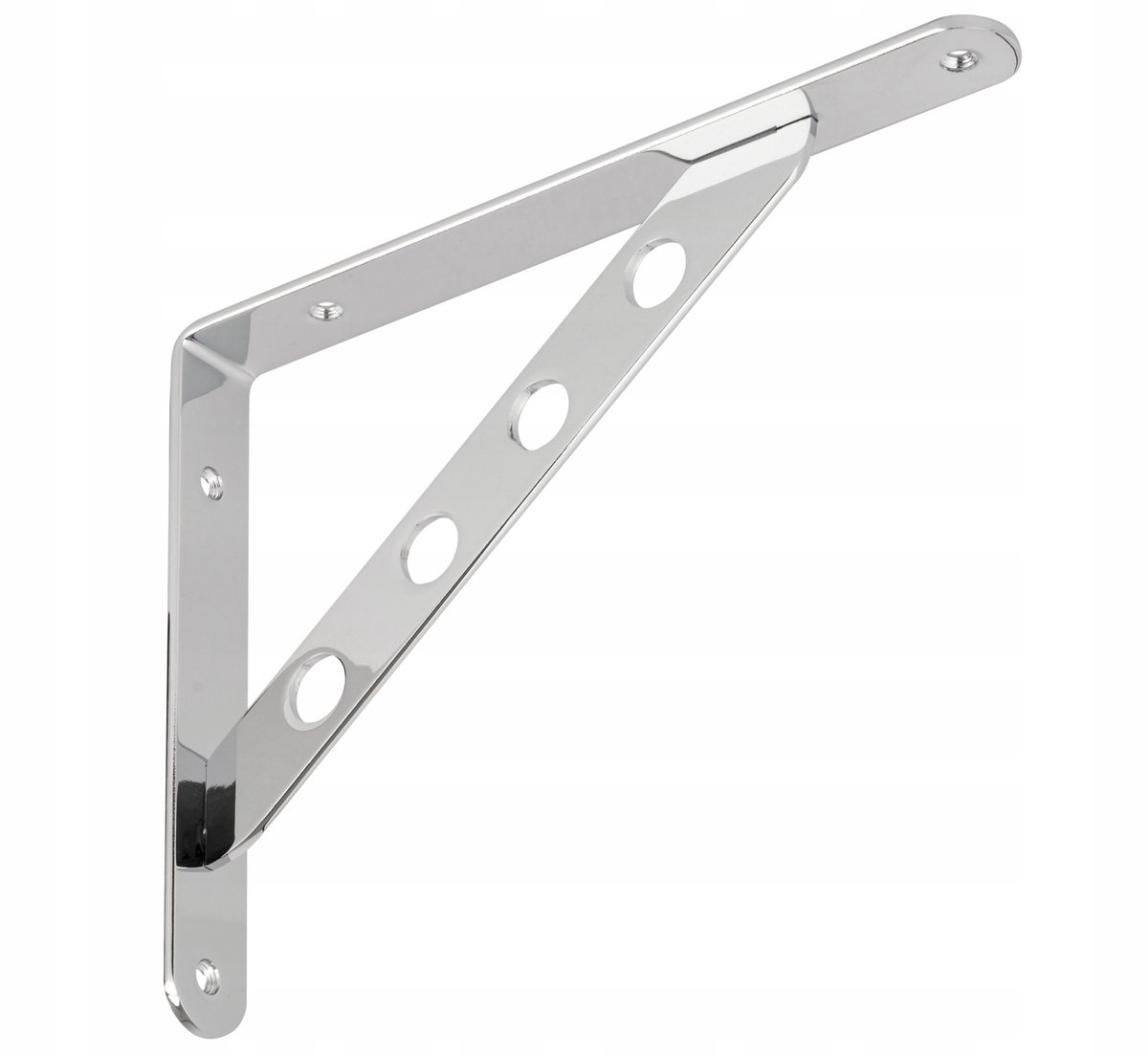 Stijve plankbalken 250x195 mm Chroom - AM01