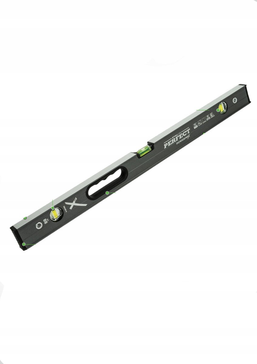 Stalco Powermax aluminium waterpas 40 cm - Precisie en duurzaamheid