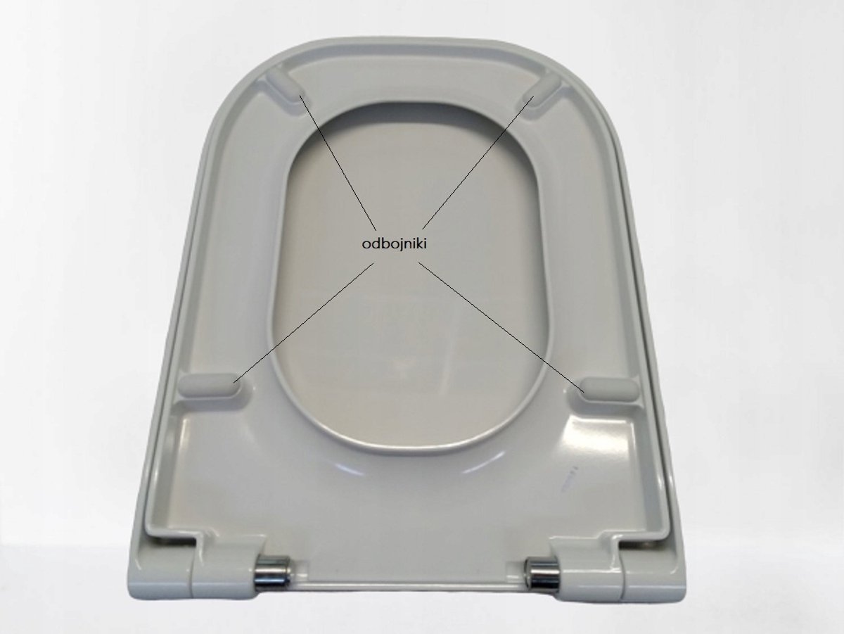 6x stopset voor Roca Gap toiletbril (A80148200U)