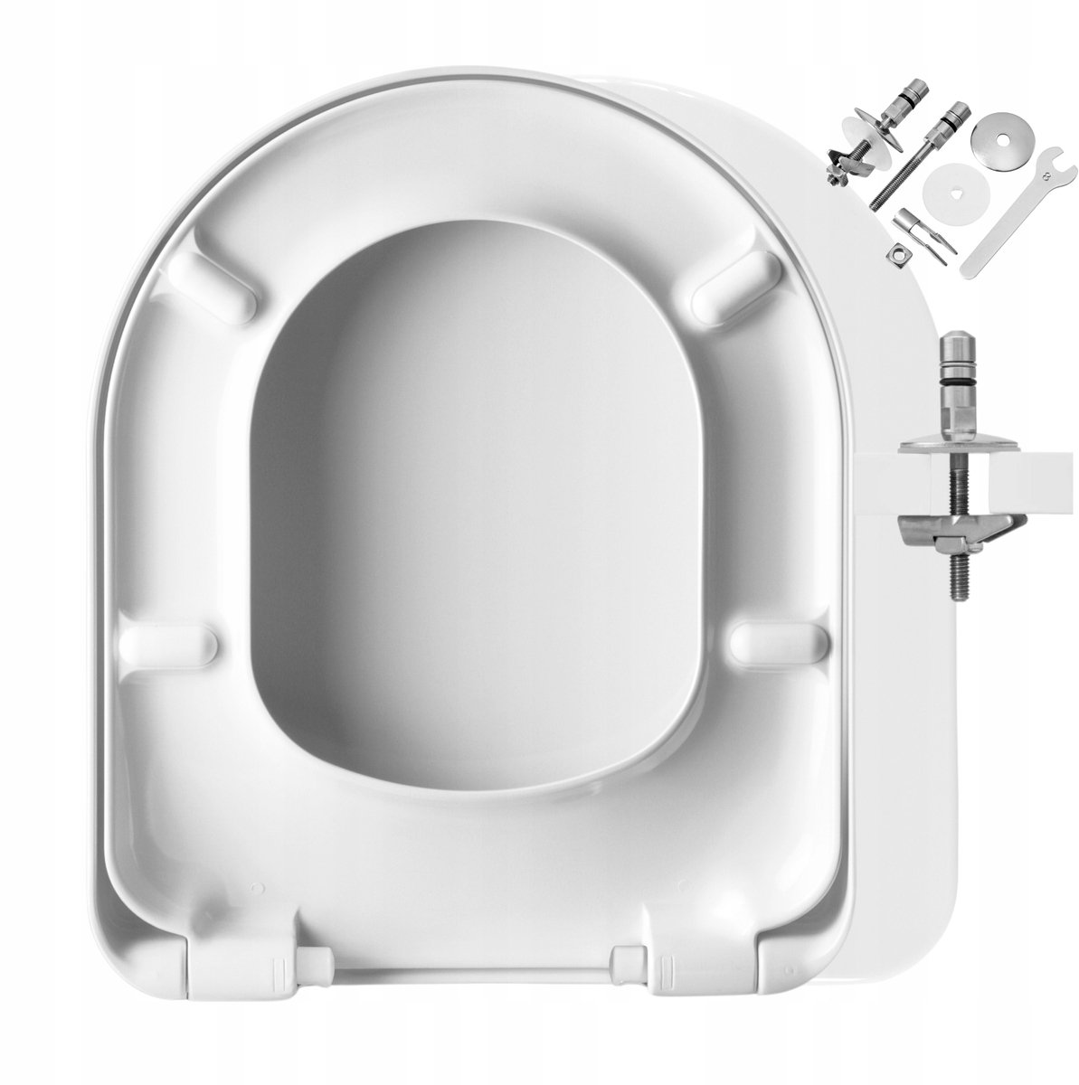 Hamberger WC-bril Duroplast Wit - Soft Close & Antibacterieel