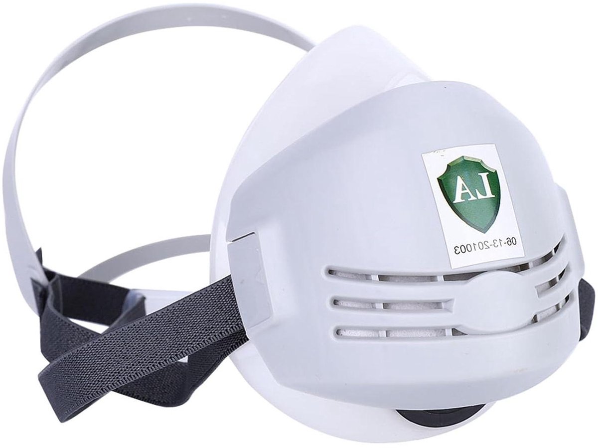 Ronte - Lasfilter Verfspuiten Gasmasker voor Lasser AntiDust-masker met Optimale Bescherming