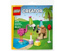 Product afbeelding van LEGO Creator - Schattige Dierenverjaardag (paperbag) - 30715