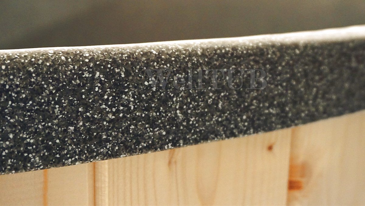 Welltub Family Hottub Antraciet - Vurenhouten Look & - afbeelding 2