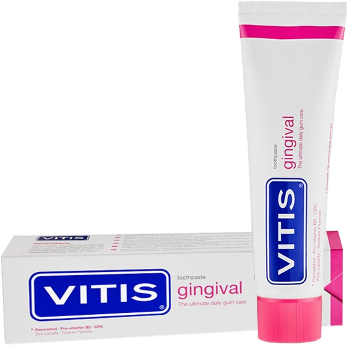 Dentaid Vitis Gingival - Tandpasta - Tandvleesbescherming - Anti-bloeding - CPC antibacterieel - 100ml
