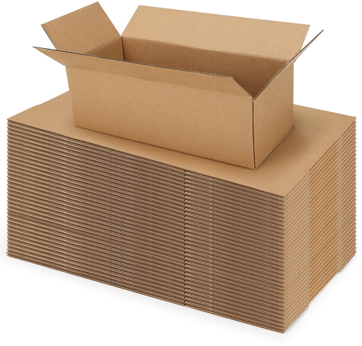 IMPERATORIS® Verzenddoos met Bovenklep - Pakket Brievenbus - Sterke Doos - Postdoos - 40 Stuks