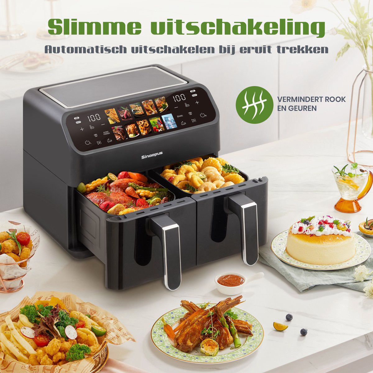 Digitale Sinaopus 901 Airfryer XXL - afbeelding 2