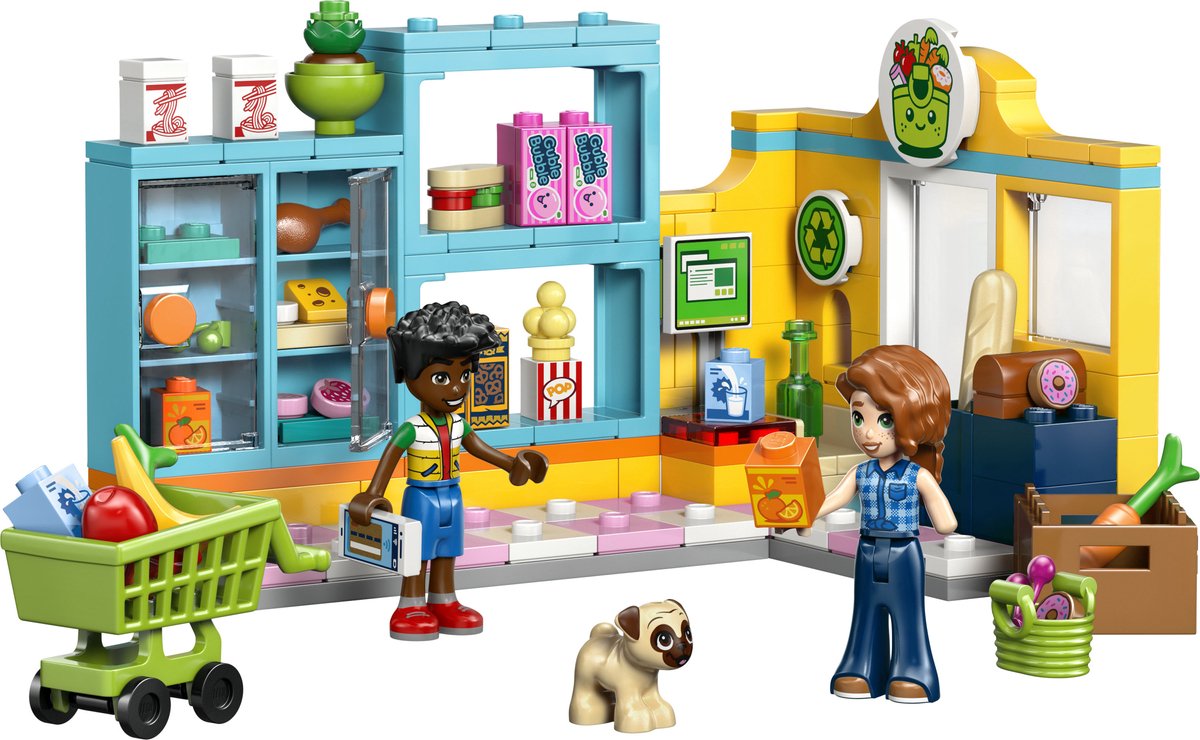 LEGO Friends Heartlake City Buurtsupermarkt - 4 poppetjes thumbnail 3