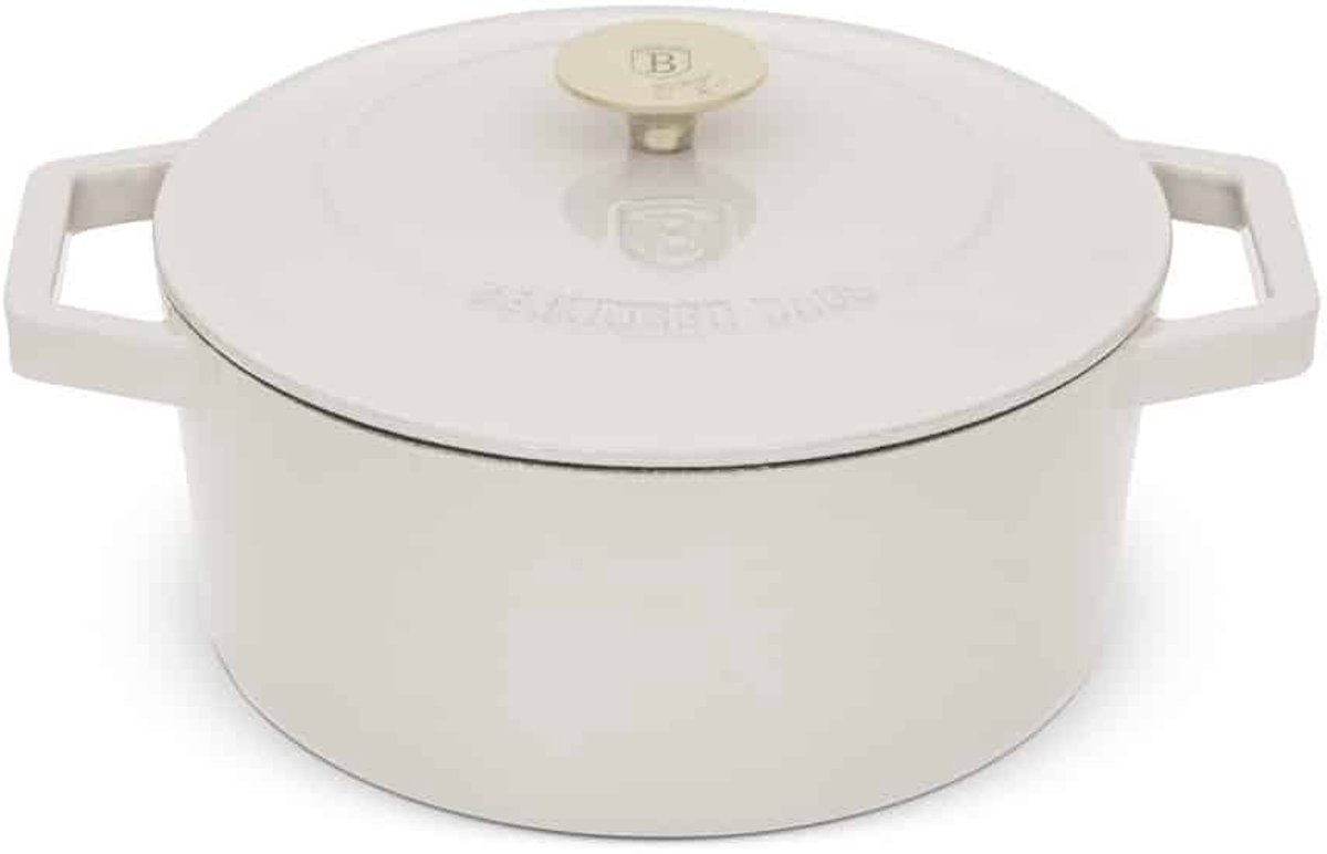 Berlinger Haus 6528 - Gietijzeren braadpan - Sahara collection - 24 cm - Creme