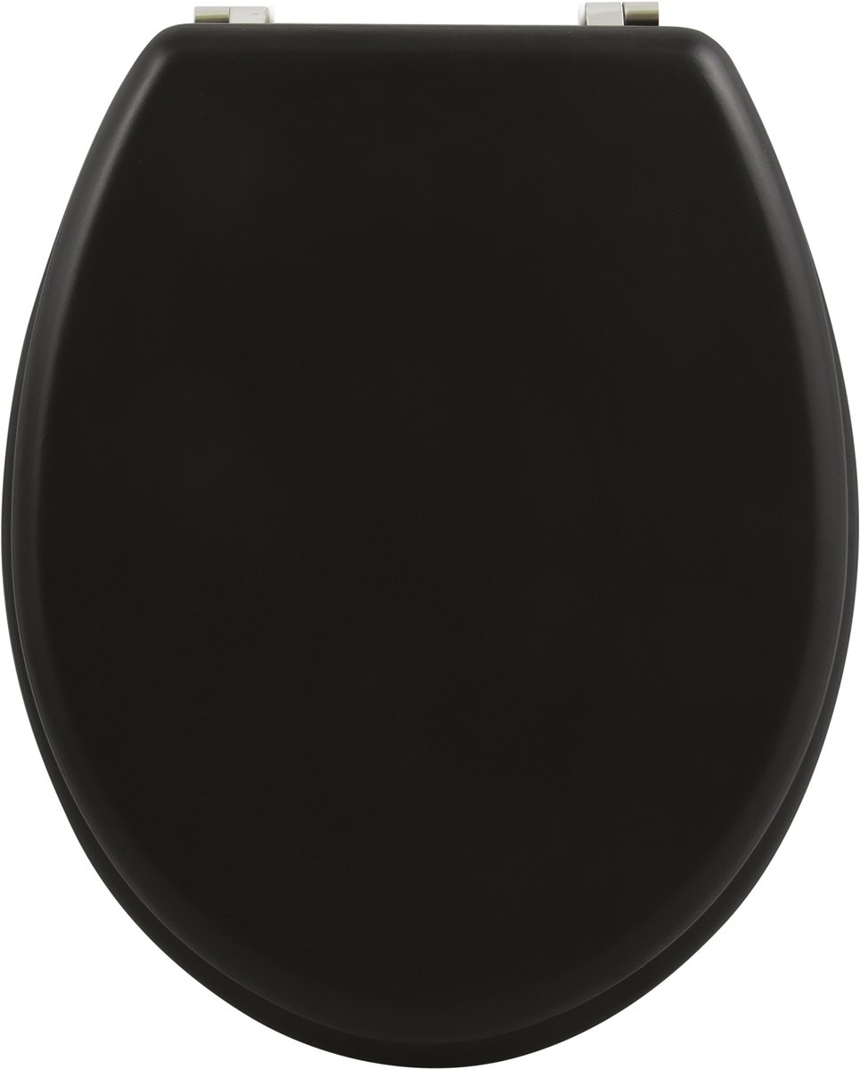 MSV WC Bril - CLEO - Toiletbril - MDF - Zwart