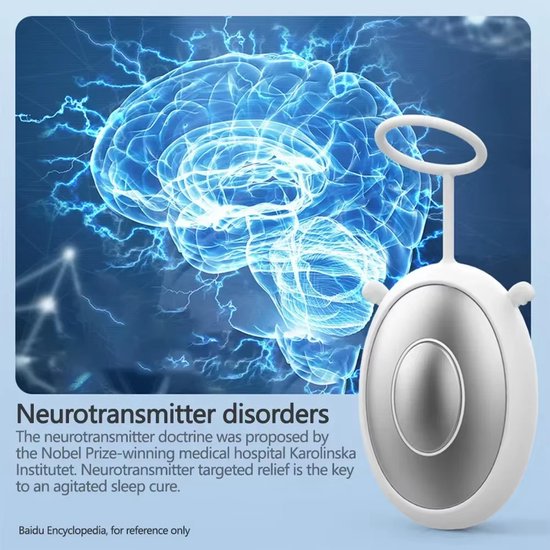 Slaaphulpmiddel voor Ontspanning - Hoofd Pijnverlichting - Stress en Angst Verminderen - Hersenen Massage voor Focus & Concentratie - Diepe Slaap Verbeteren - Anti-Stress Slaapapparaat- BLAUW van Merkloos — afbeelding 5