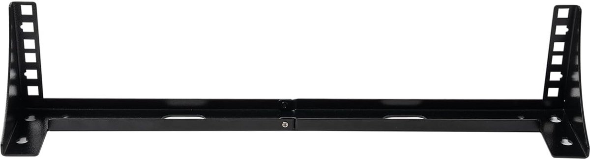 Lichtgewicht Opvouwbare 19 Inch Rack Beugel voor Wand- en Tafelmontage (2U)