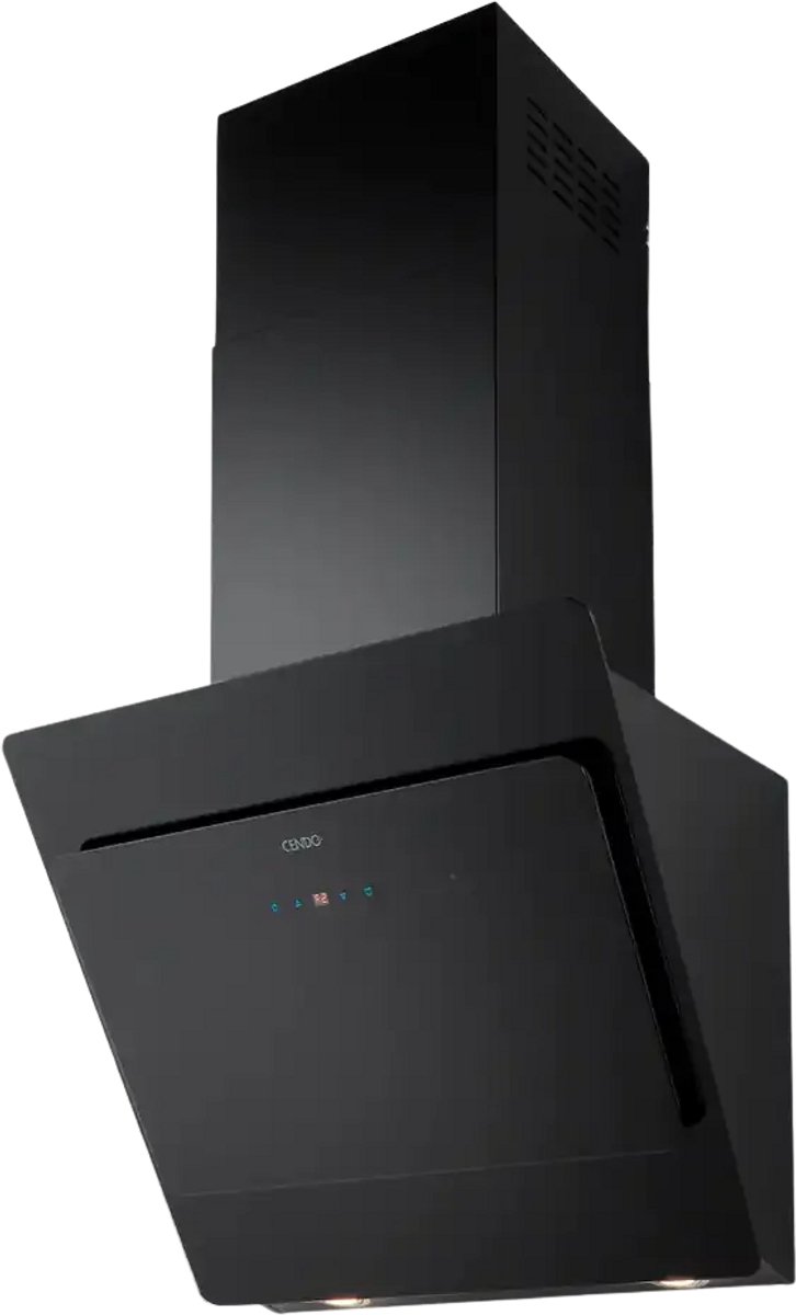 Bol.com CENDO KR716EPDZ - Schuine Afzuigkap - 60 cm - Zwart Glas - 850 m³/h - A+ - Fluisterstil aanbieding