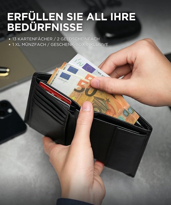 Lacoste Kaartetui van echt leer in zwart online kopen | P&C