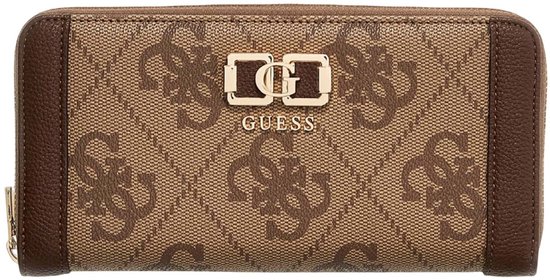 Guess dark taupe karnilla logo wallet os9901146