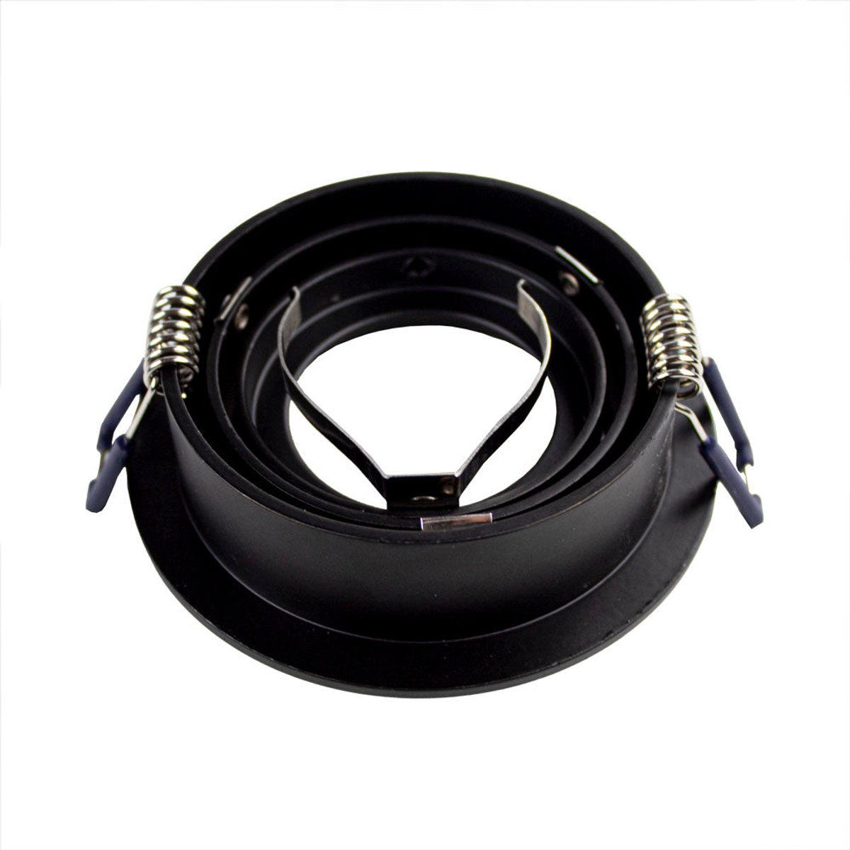 PHILIPS LED Inbouwspot Rond | 70mm | Zwart | 4W | Dimbaar | 2700K - Warm wit (827)