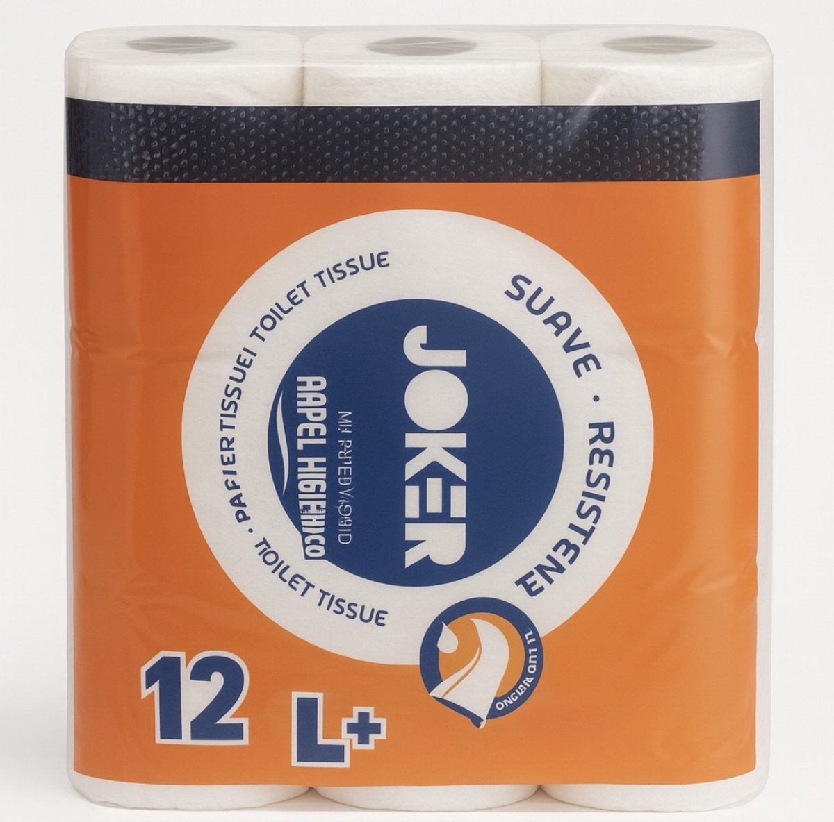 Toiletpapier 108 Rollen – Joker – 2-laags – Extra zacht & sterk – Grootverpakking (9×12 rollen) – 100% cellulose – Made in Portugal