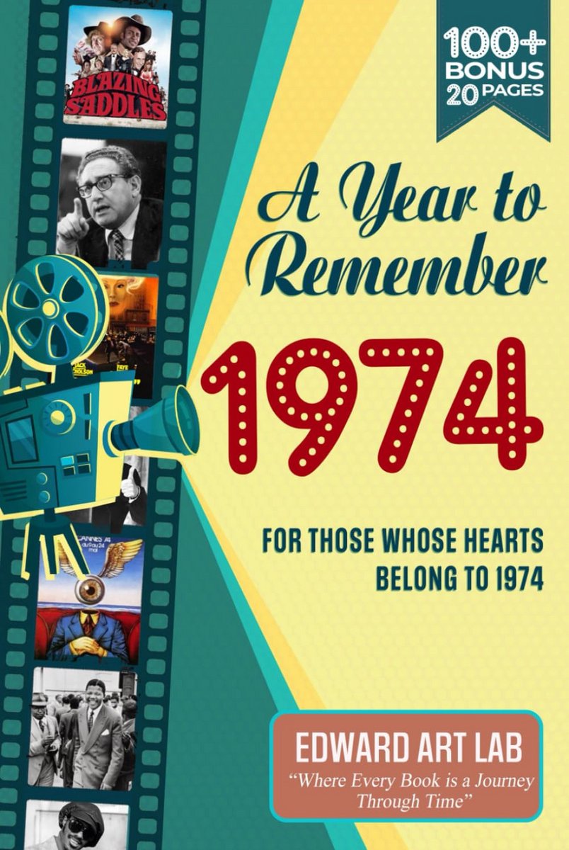 1974 Herinneringenboek: Fotoboek met historische gebeurtenissen, leuke weetjes en activiteiten voor verjaardag en jubileum
