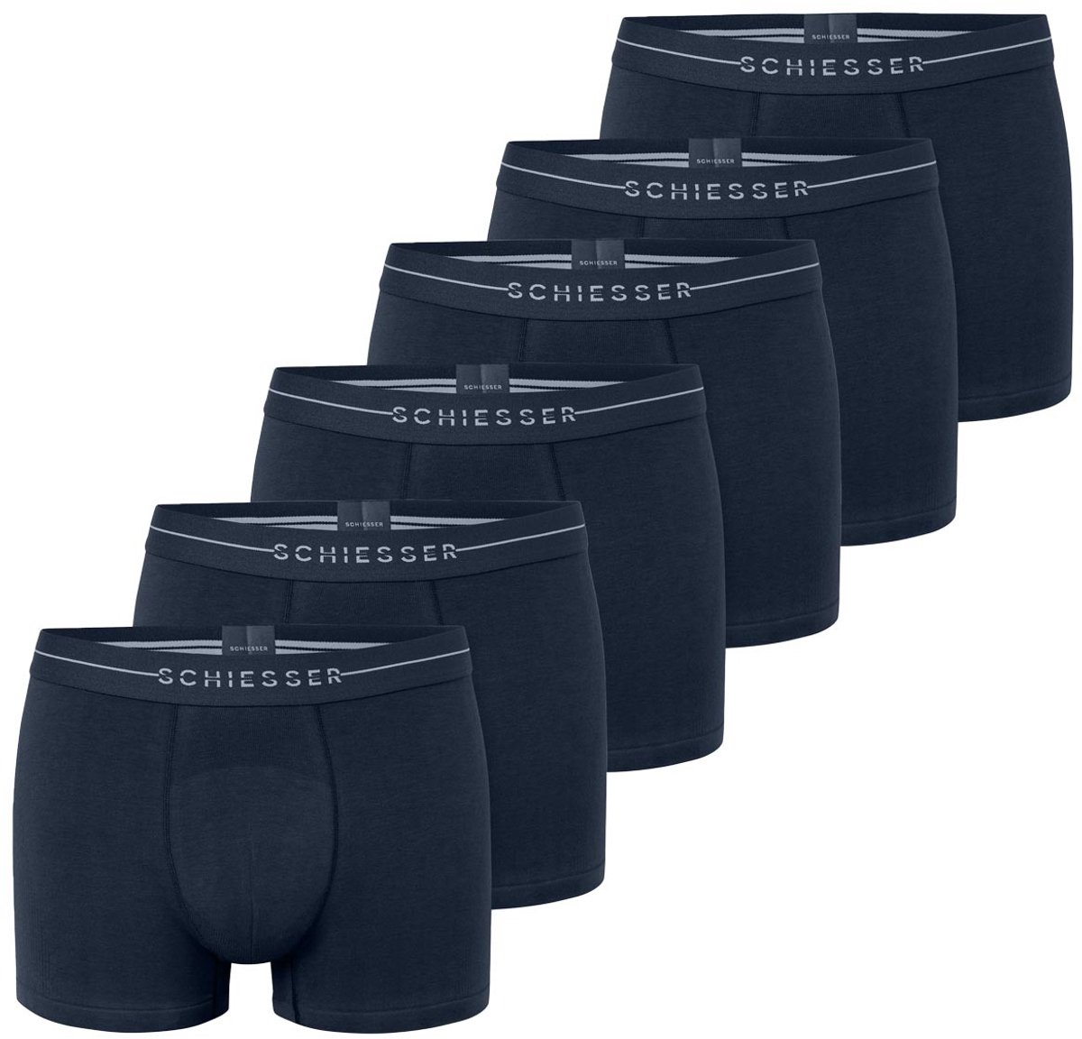 Schiesser Heren retro short / pant 6 pack Cotton Flex