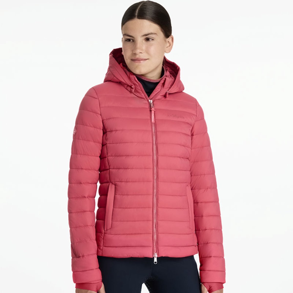 LeMieux Puffer Jas Ruby Kids Cranberry - 164