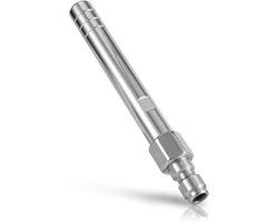 Ronte - Hogedrukreiniger Nozzle Roestvrijstalen Sproeikop 1/4 inch NPT Ladderbesparende Reiniging voor Daken Gevels Betonoppervlakken - Lange Afstand Waterstraal