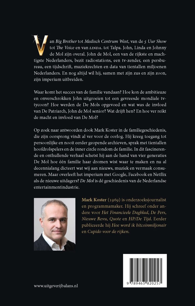 De Mol - back cover