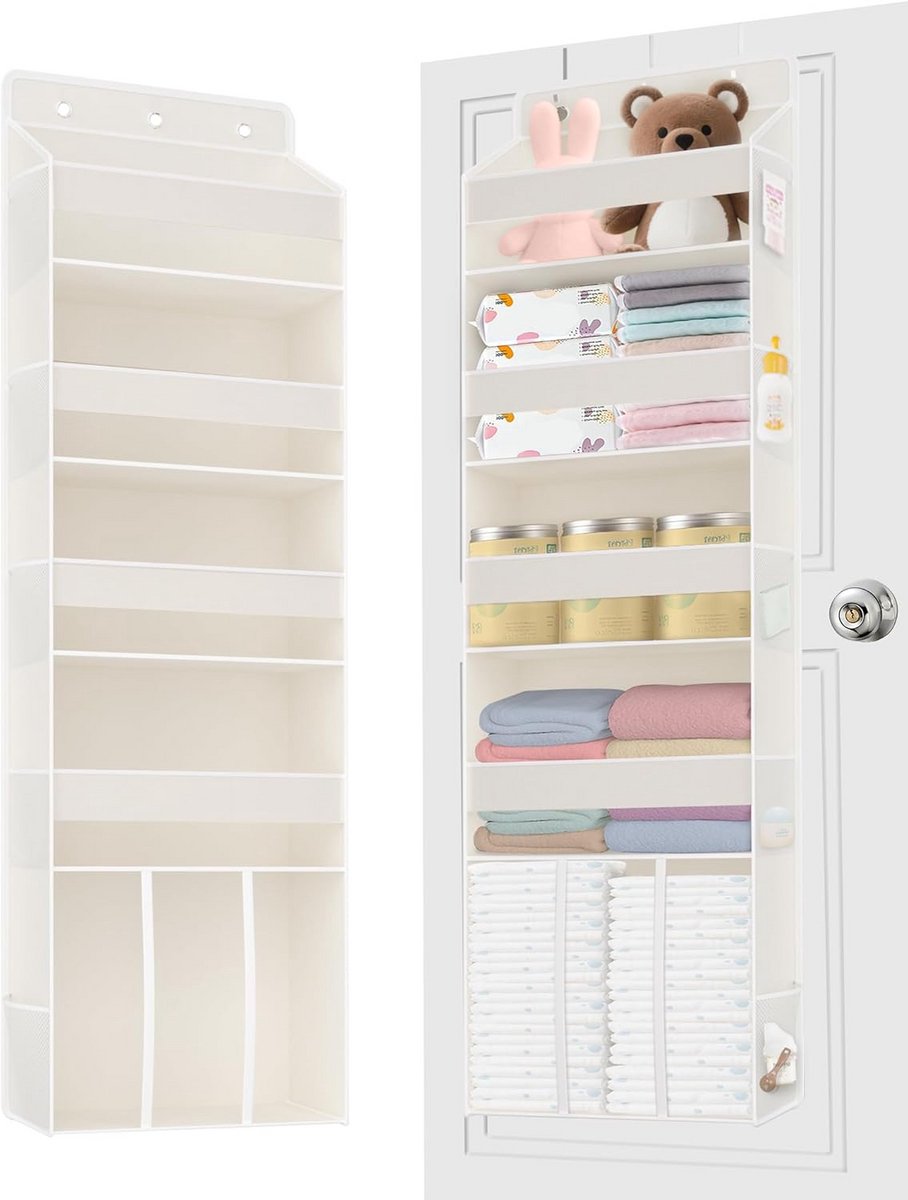 Hangorganizer voor deur en wand - beige