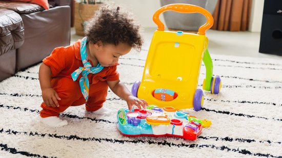 VTech 2 in 1 Baby Walker - Loopwagen Baby - Educatief Baby Speelgoed - Licht & Geluidseffecten - Nederlands Gesproken Speelgoed - Cadeau - 9 tot 36 Maanden