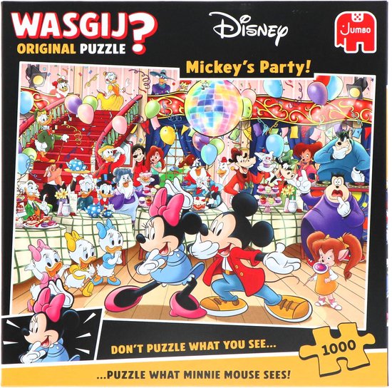 Wasgij Original - Disney - Mickey's Feestje! - 1000 stukjes - Legpuzzel - Puzzel