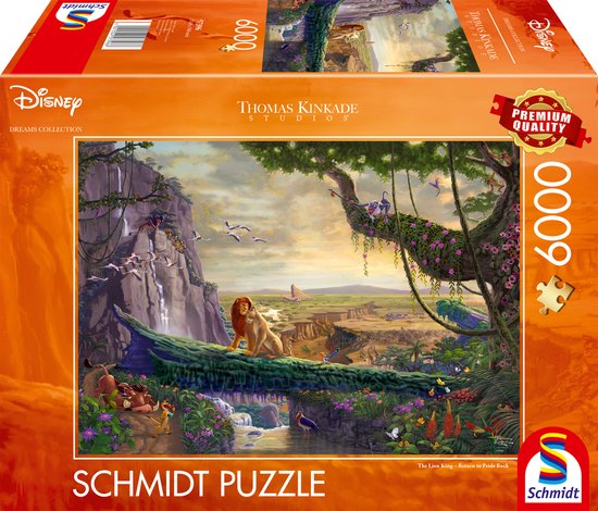 Schmidt Disney The Lion King puzzle - 6000 stukjes - Hoogwaardige kwaliteit