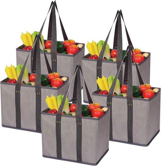 Herbruikbare Boodschappen Tassen 2 Stks Aardbei Eco Tas Vouwen Wasbare Stevige Lichtgewicht Kruidenierstassen-Canvas multifunctionele