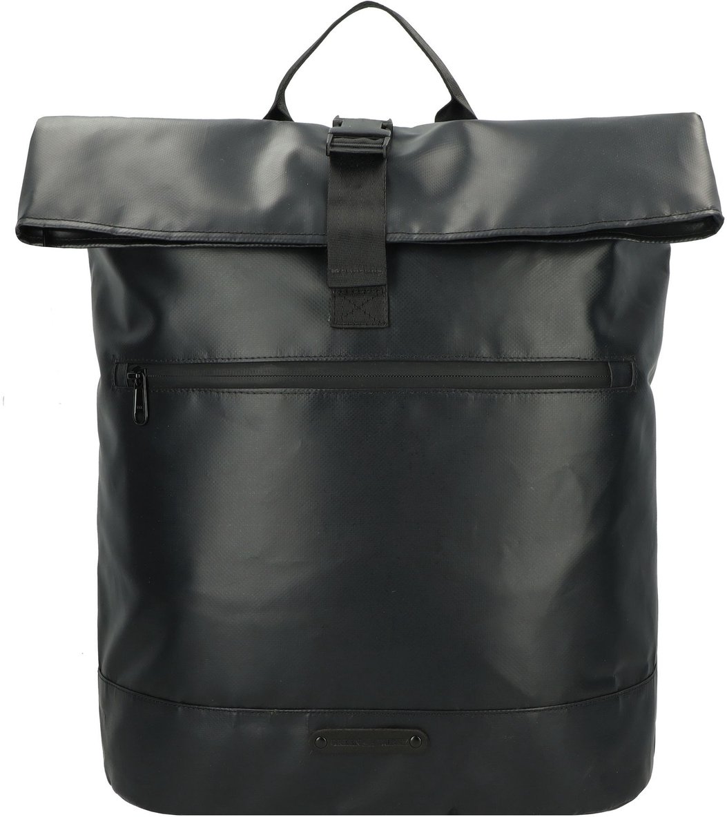 Greenburry Upcycled Tarpaulin Dagrugzak 42.5 cm Laptop compartiment - 41cm (17 duim) - black