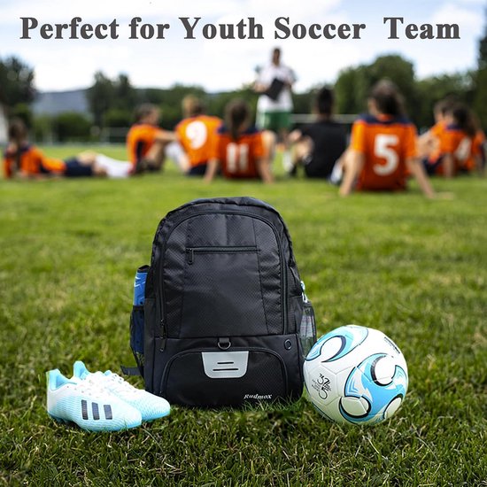 Sportrugzak met schoencompartiment en balvak voor voetbal, basketbal en ...