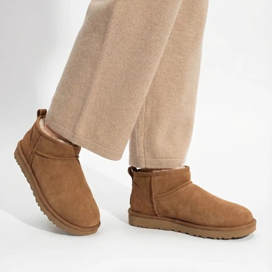 Bottines Ugg Classic Ultra Mini Marron - Streetwear - Femme