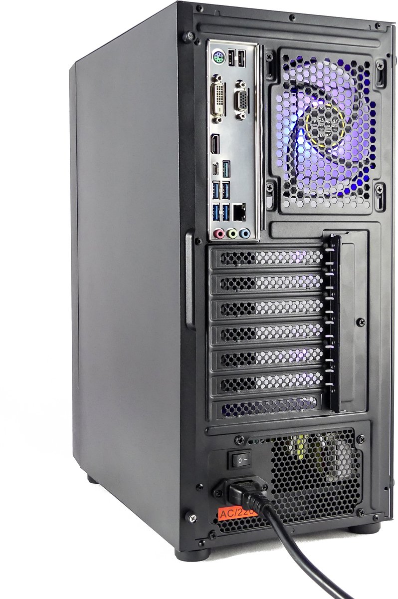 Complete Ryzen 5 6-Core RTX 3050 Mid-Range Game PC Setup met - afbeelding 2