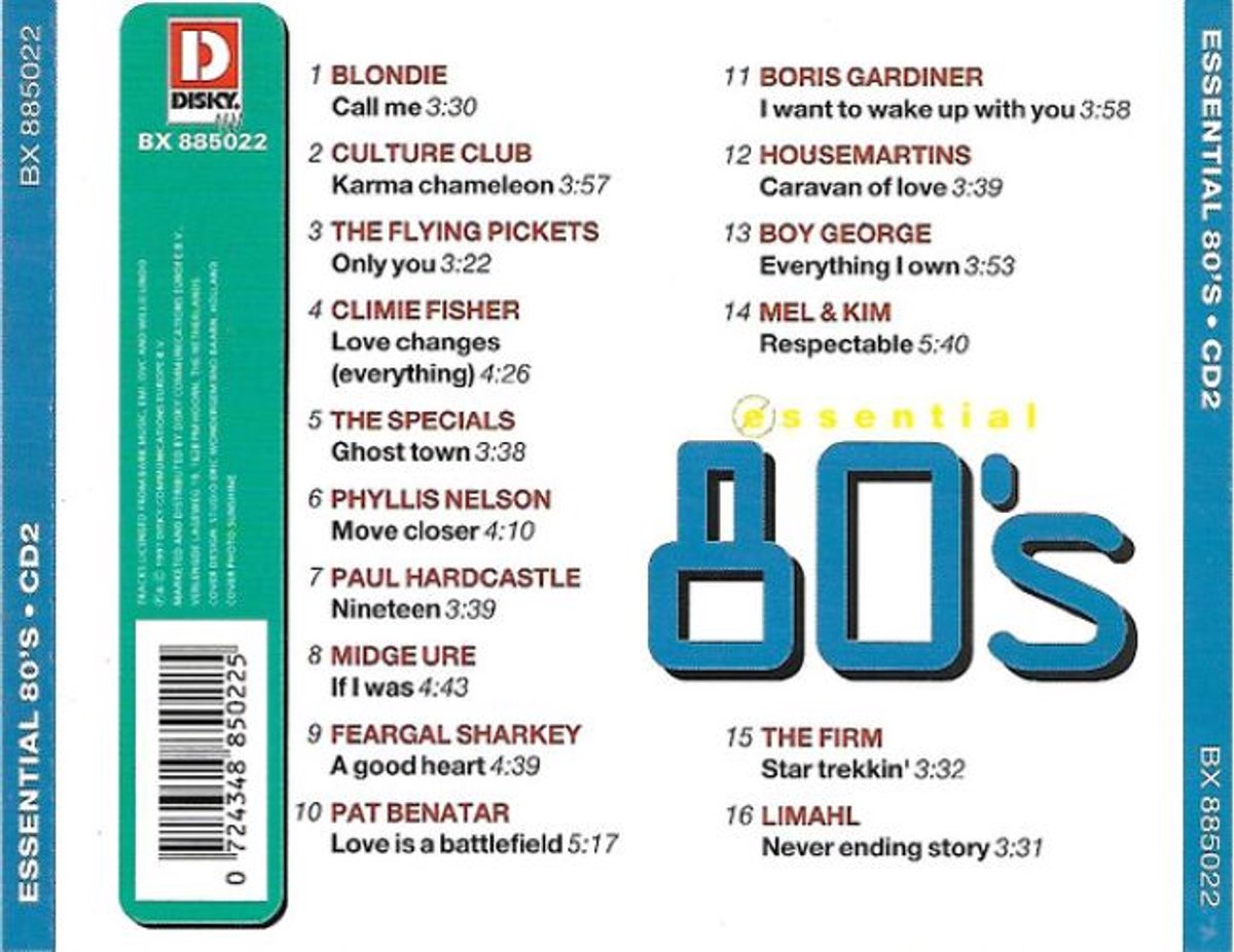 Essential 80's CD 2