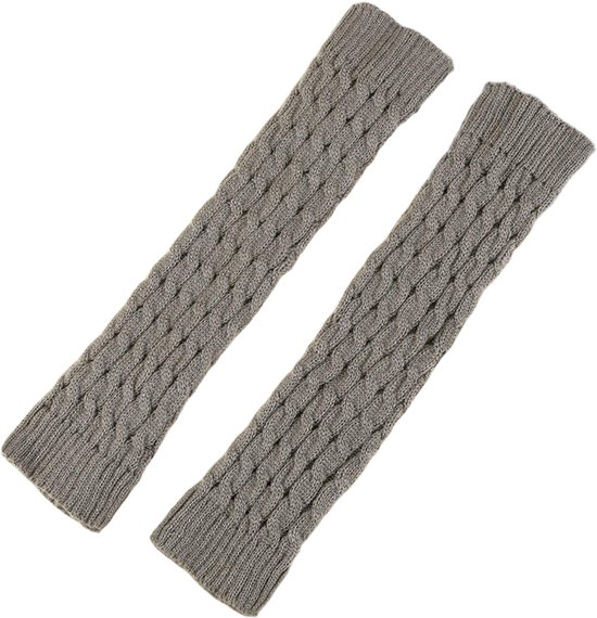 lavendel 2 paar warme beenwarmers voor dames, van wol, veelzijdige