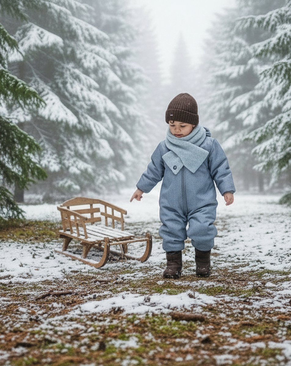 Ducksday Winterpak – Skipak voor baby’s – Sneeuwpak – Snowsuit – Waterdicht & PFAS-vrij – Gerecycled Polyester – Maat 62 – Joe