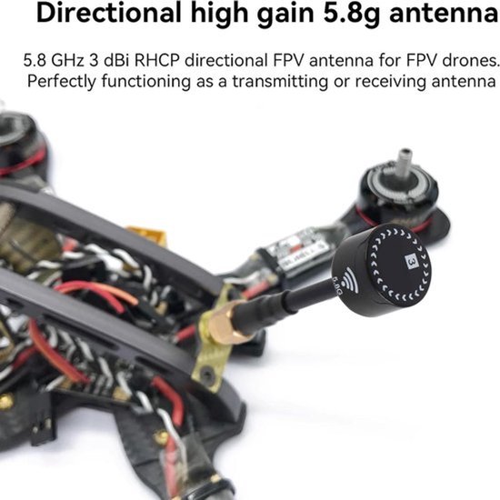 3dBi RHCP Antenne Lollipop Super Mini Antenne Voor FPV Racing Drone RC 