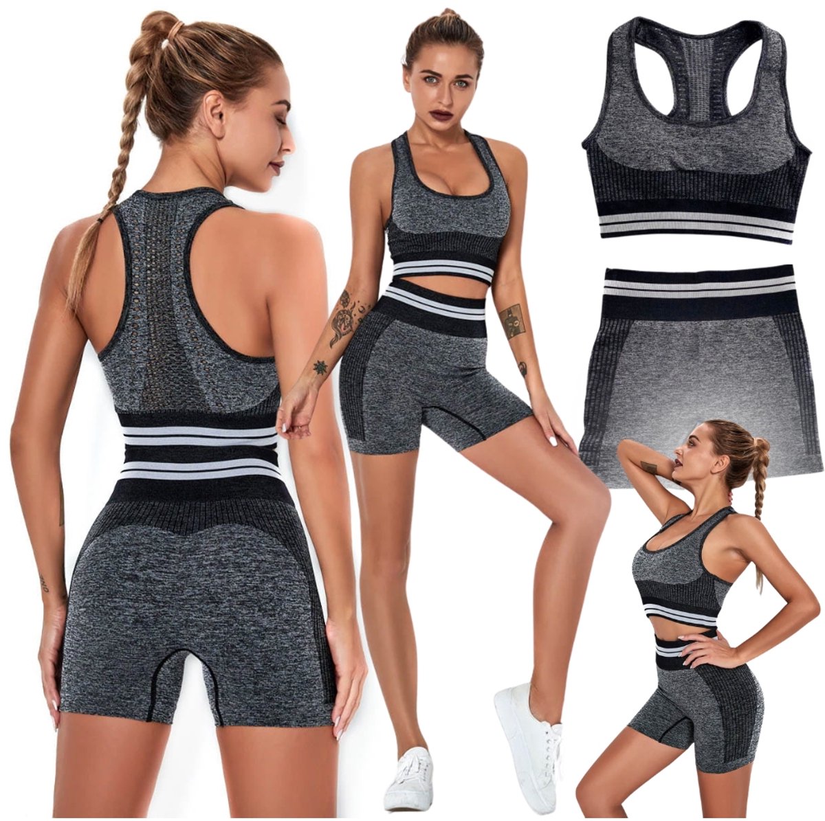 Sapphire Serie - Sportkledingset - Fitness - Joga - Top en Short