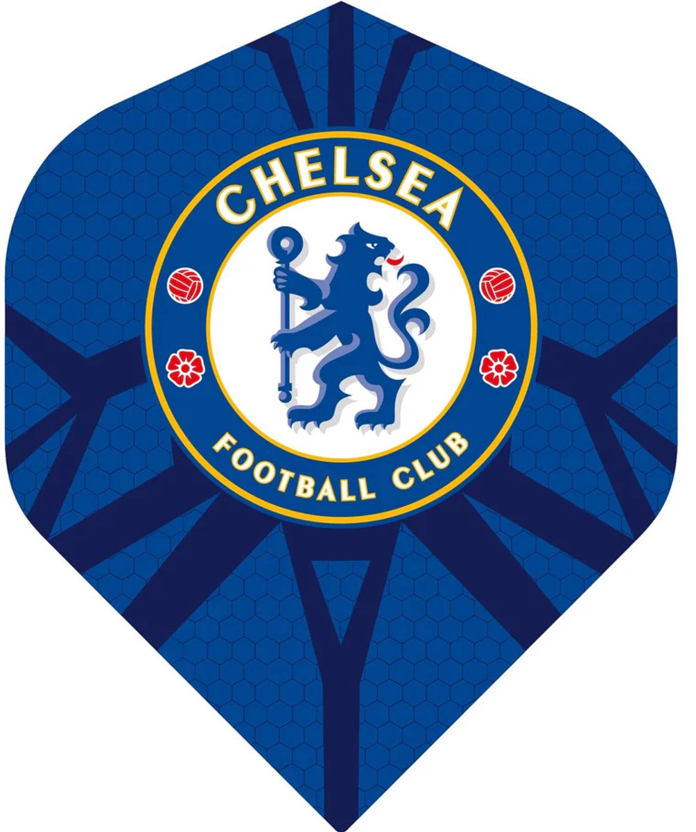 CHELSEA F1 VOETBAL FLIGHTS - 1 SET (3 FLIGHTS) - DART - FOOTBALL