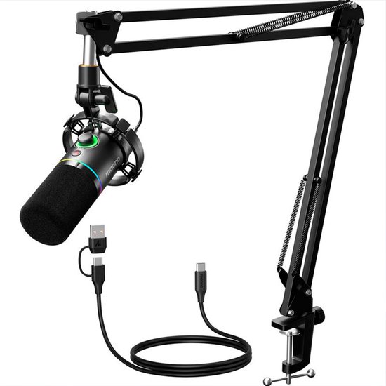 Maono PD200X - XLR Dynamische RGB Microfoon PC