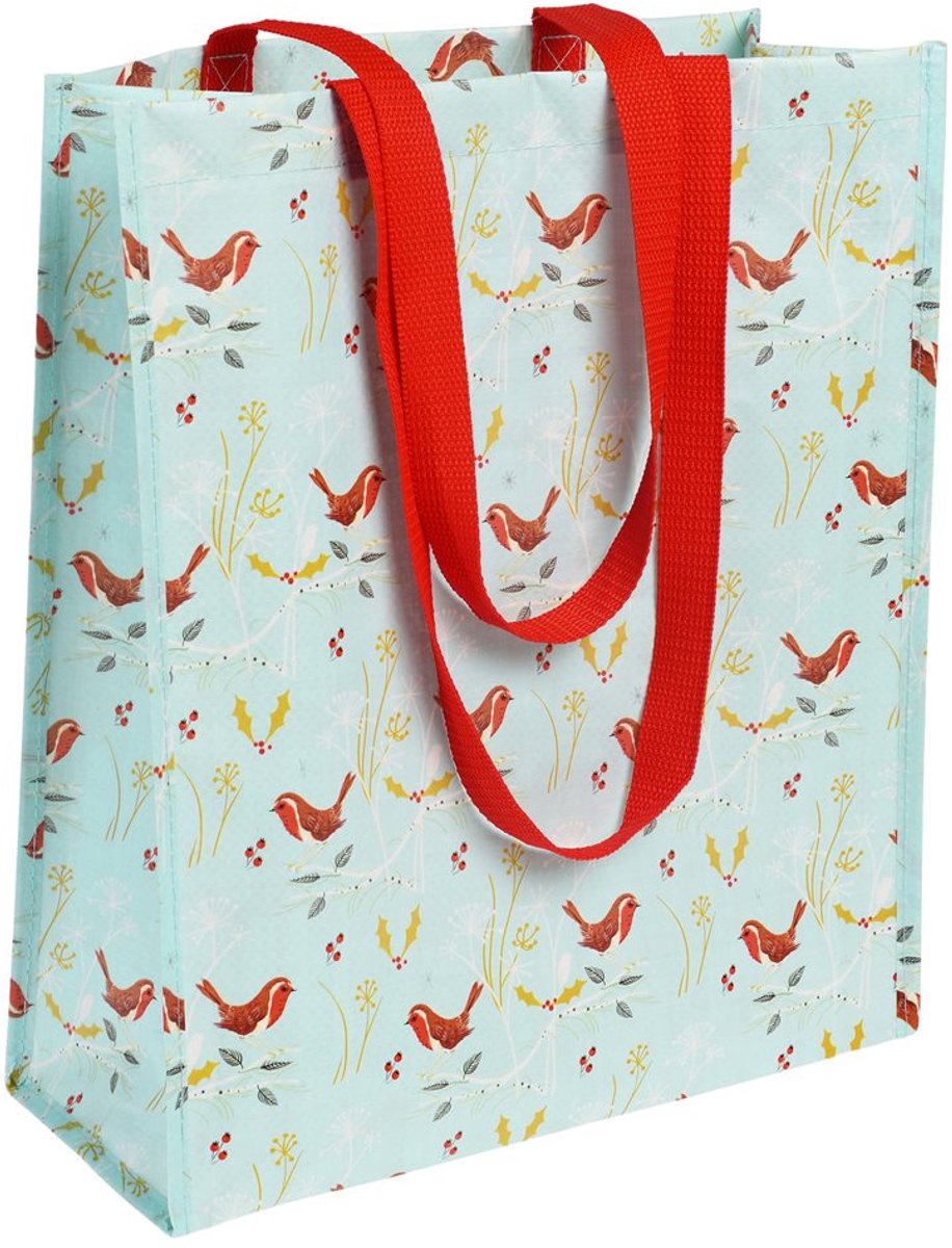 Shopper gerecycled plastic 40x34cm - Winterwandeling
