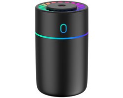 Ynkkvre - Auto parfum diffuser - Auto luchtverfrisser -met kleurrijke verlichting en USB-aansluiting - 2 standen, automatische uitschakeling - voor auto, kantoor, slaapkamer