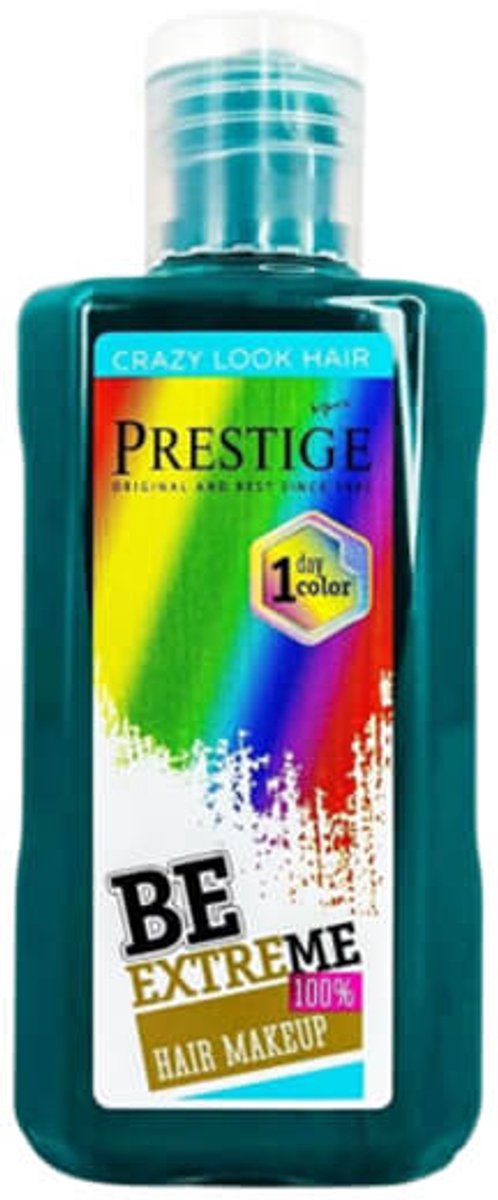 Prestige Uitwasbare Haarverf Donker Groen – Uitwasbare Haarkleuring voor 1 Dag – voor Feestjes & Events – 100ml