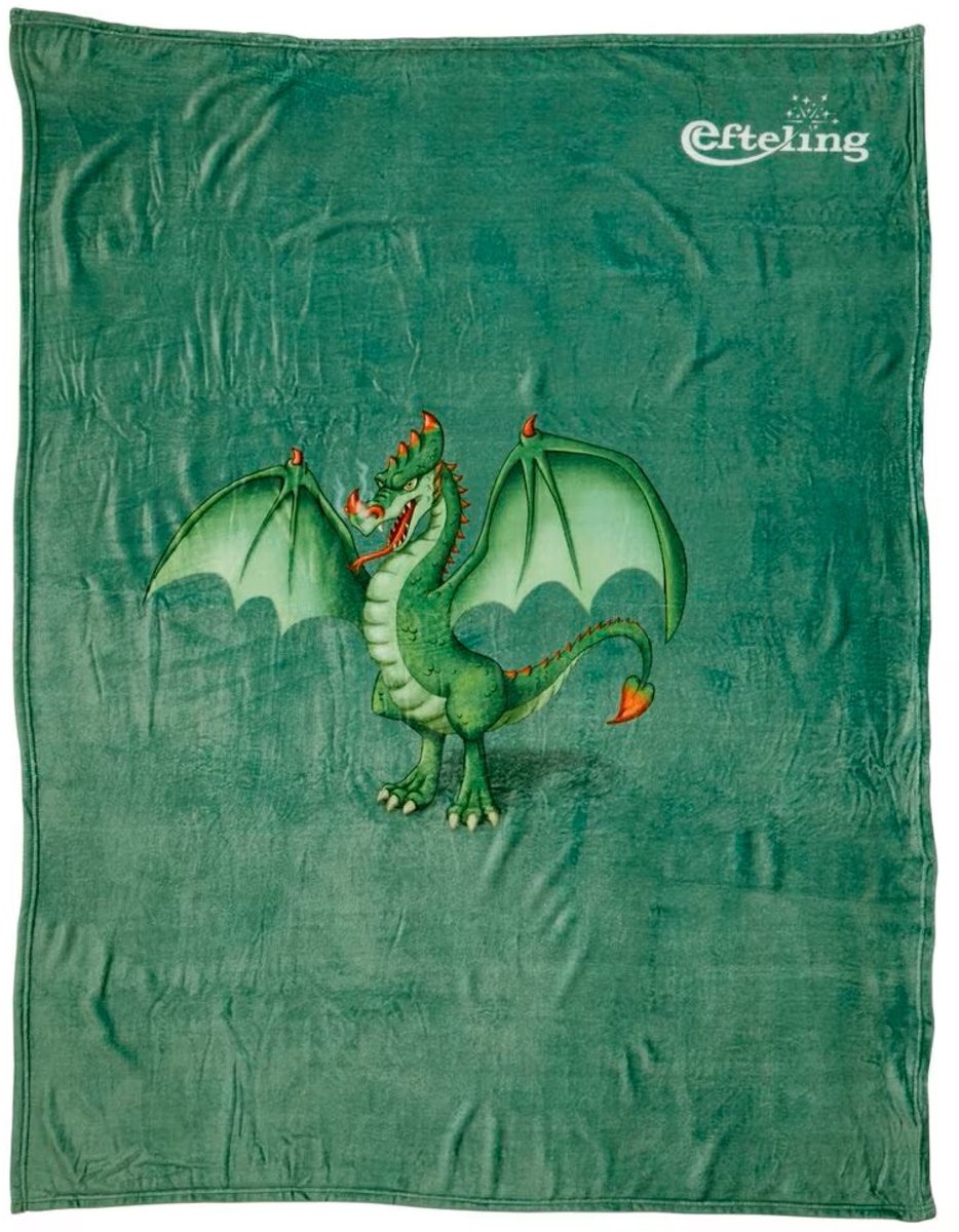 Efteling - Fleece Plaid - Deken - Draak - 130x160cm