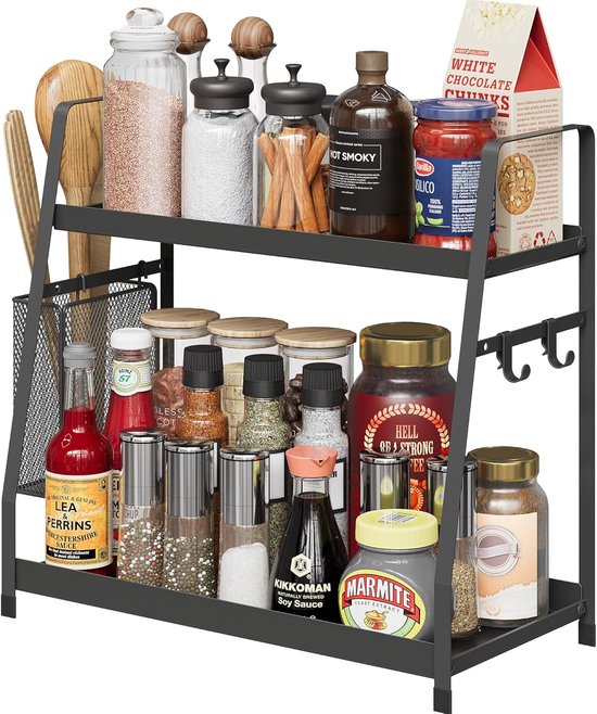 2-Laags Lang Schoenenrek voor Kast, Metalen Schoenenorganizer, Brede