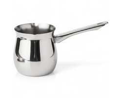 Orion - Roestvrijstalen Tygiel - 300 ml - Ergonomisch - Voor Turkse Koffie